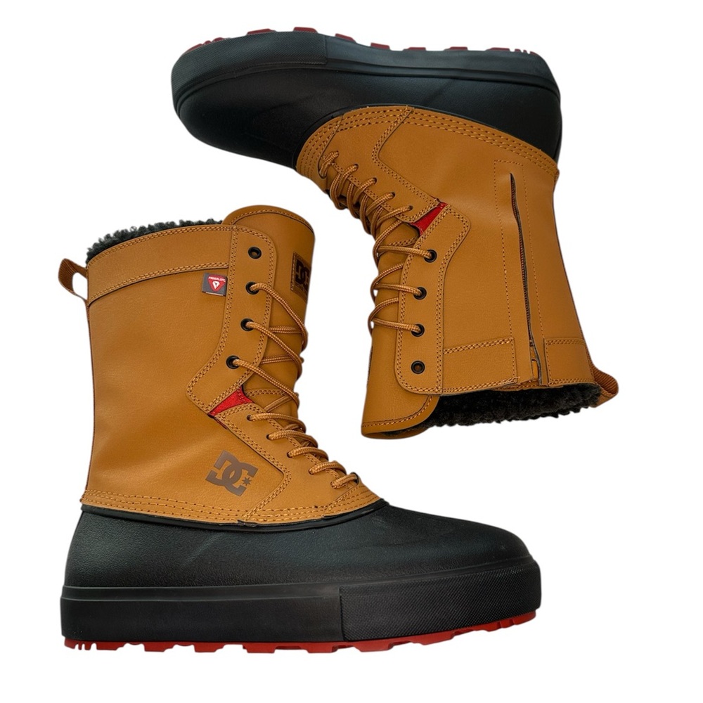 DC Reach Water-Resistant Boots Scherling insulation Lace Up NWT Men’s Size 9